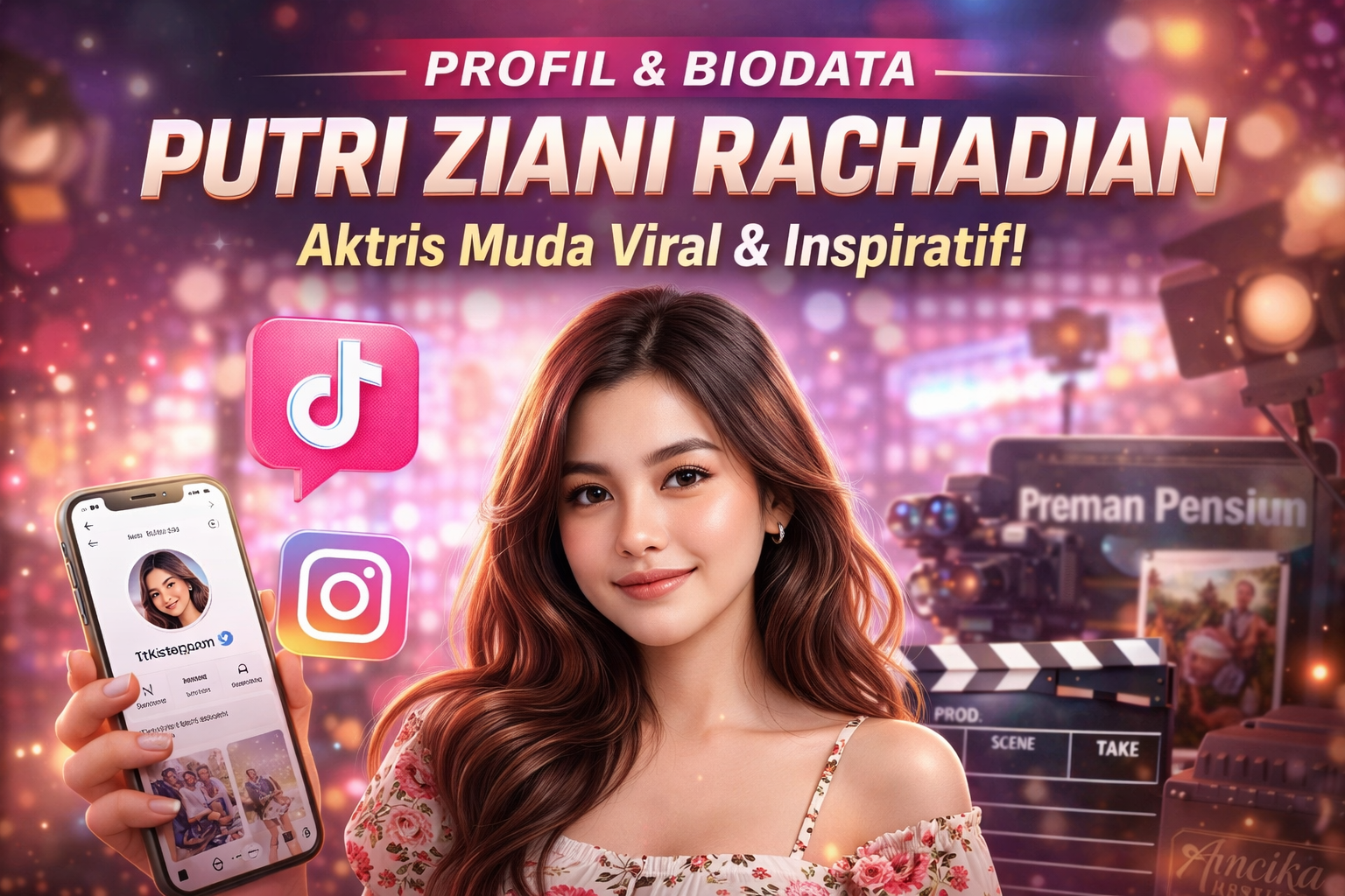 Profil dan Biodata Putri Ziani Rachadian, Sosok Aktris Terkenal